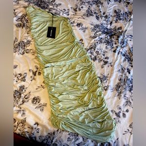 Shoulder Rouched Maxi Dress - Maternity
